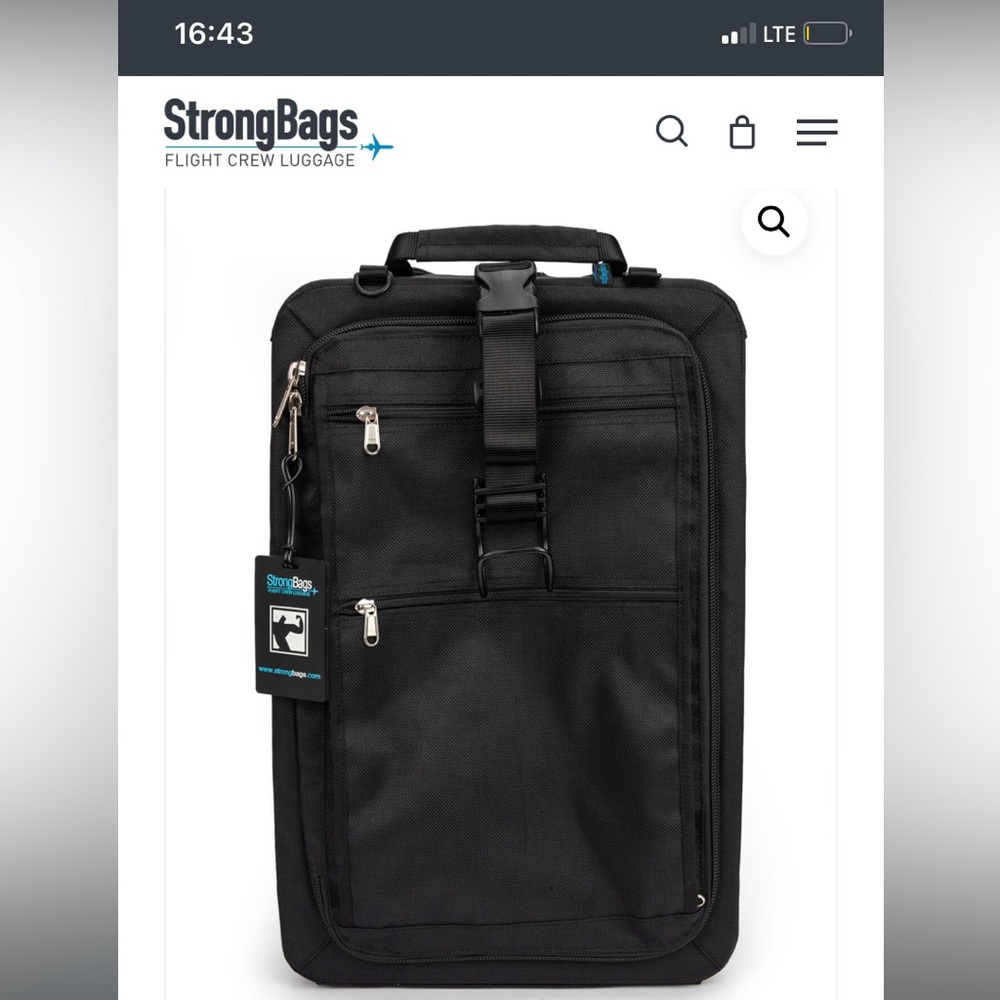 Strongbags carry-on luggage